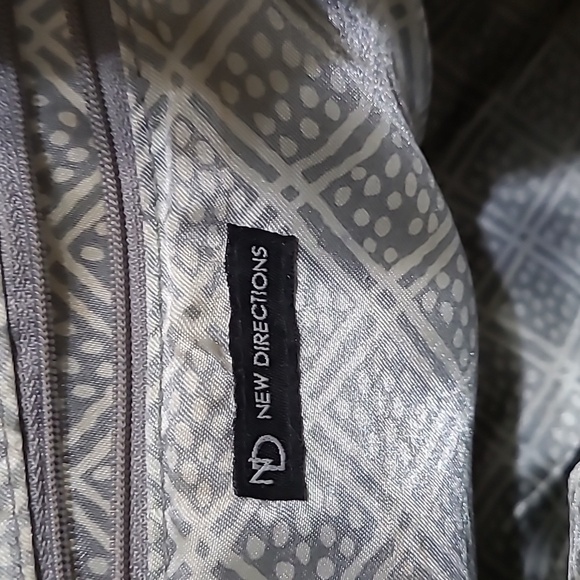 💥3for$12💥 New Directions Zebra Print Bag with Braided Rope Shoulder Straps - Picture 4 of 15